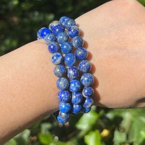 8mm lapis‎ lazuli bracelet
